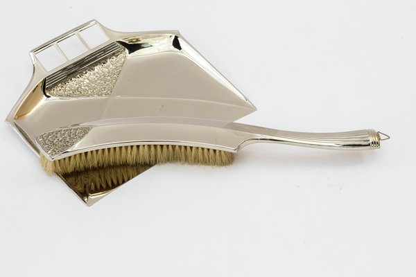 Art Deco Silvered Broom and Shovel from WMF, Germany ,1920s, Set of 2-SPD-1718430