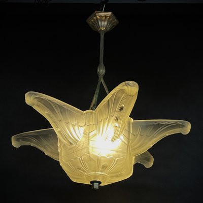 Art Deco Smerel Chandeliers Denails by Hettier & Vincent, 1920s-JUZ-1370867