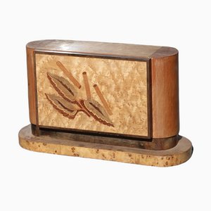 Art Deco Sorrento Box with Precious Wood Inlay, 1930s-EH-1076153