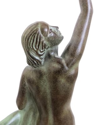 Art Deco Spelter Message Sculpture by Pierre Le Faguays and Max Le Verrier-QGS-1022008