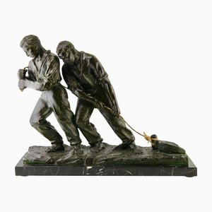 Art Deco Spelter Sculpture by G Carli-MJY-1148666