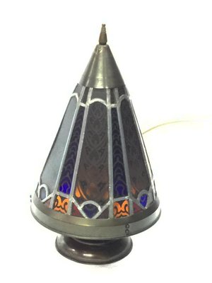 Art Deco Stained Glass Table Lamp-UCH-1224654