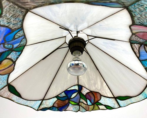 Art Deco Style Ceiling Lamp, 1980s-GYX-1358282