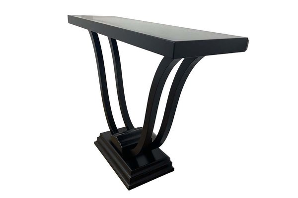 Art Deco Style Console with Delicate Curved Legs-VMP-1298055