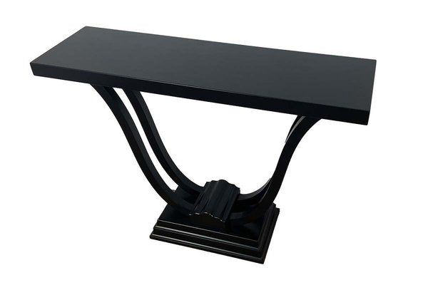 Art Deco Style Console with Delicate Curved Legs-VMP-1298055