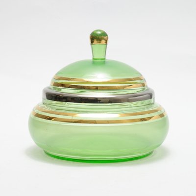 Art Deco Style Glass Box from De Rupel, 1950s-IXK-685188