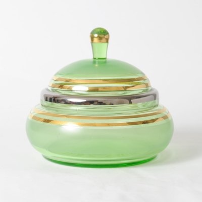 Art Deco Style Glass Box from De Rupel, 1950s-IXK-685188