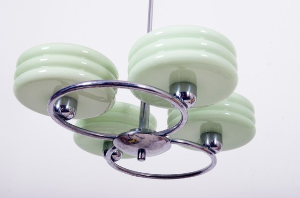 Art Deco Style Green Ceiling Light-AX-1175272