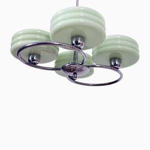 Art Deco Style Green Ceiling Light-AX-1175272