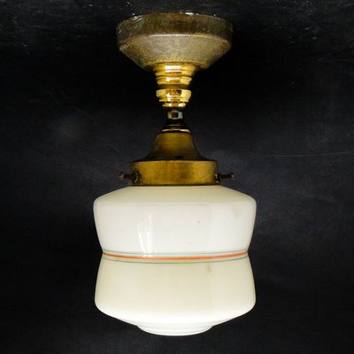 Art Deco Style Pendant Lamp, Poland, 1950s-BKO-1417743