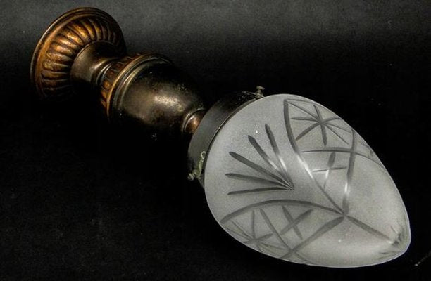 Art Deco Style Pendant Lamp, Poland, 1950s-BKO-1424885