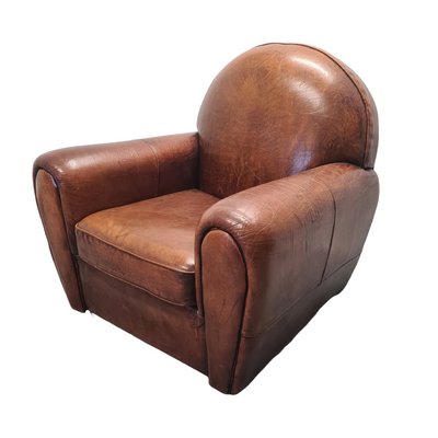 Art Deco Style Sheepskin Armchair-VHW-2016662