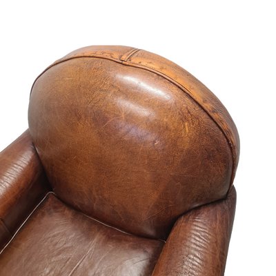 Art Deco Style Sheepskin Armchair-VHW-2016662