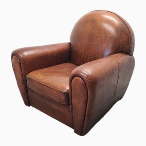 Art Deco Style Sheepskin Armchair-VHW-2016662