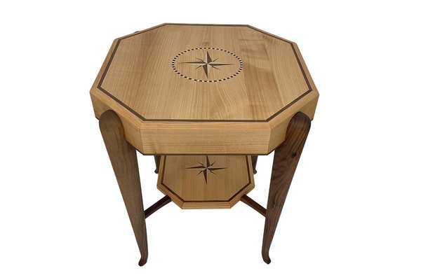 Art Deco Style Side Table with Marquetry Work in the Style of Ruhlmann-VMP-1298053