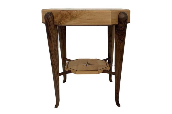 Art Deco Style Side Table with Marquetry Work in the Style of Ruhlmann-VMP-1298053