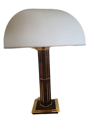 Art Deco Style Skyscraper Table Lamp with Gilt Bronze & Velvet-TCS-1347509