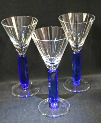 Art Deco Style Wine Glasses, 1962, Set of 6-YZB-1822500