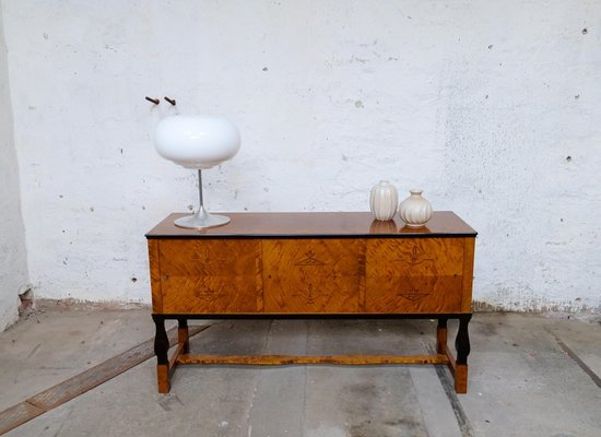 Art Deco Swedish Grace Haga Sideboard by Carl Malmsten, 1930s-UYK-1143043