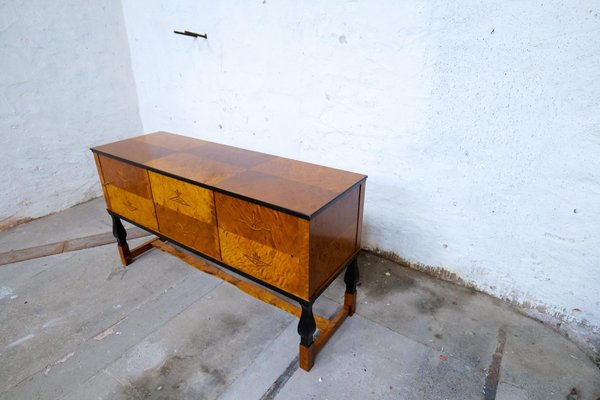 Art Deco Swedish Grace Haga Sideboard by Carl Malmsten, 1930s-UYK-1143043