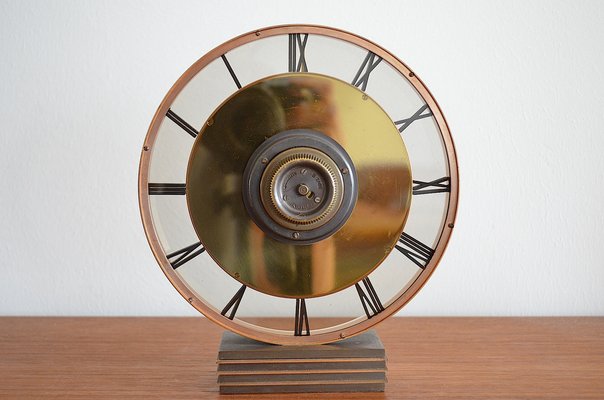 Art Deco Table Clock by Heinrich Möller for Kienzle, 1930s-OV-1293021