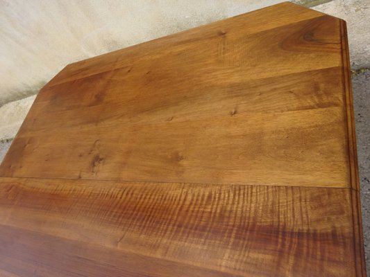 Art Deco Table in Walnut and Burr Walnut, 1930s-ABK-2022515