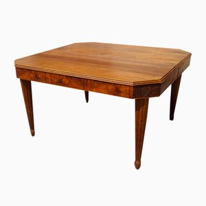 Art Deco Table in Walnut and Burr Walnut, 1930s-ABK-2022515