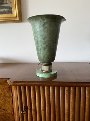 Art Deco Table Lamp attributed to Edmond Etling, France, 1920s-TXN-1764733