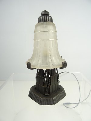 Art Deco Table Lamp by Edgar Brandt, 1920-FPY-1145978