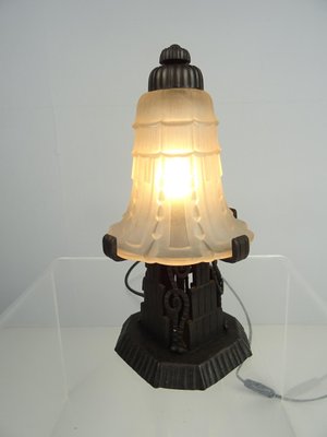 Art Deco Table Lamp by Edgar Brandt, 1920-FPY-1145978