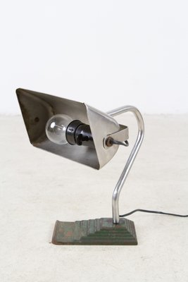 Art Deco Table Lamp in Cast Iron-FOH-676798