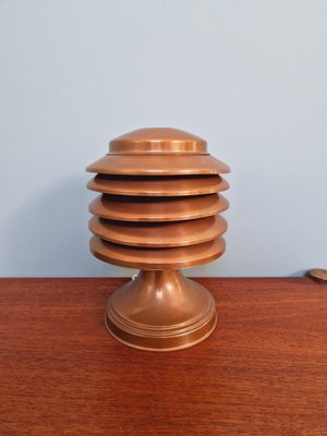 Art Deco Table Lamp in Copper from Coulter, Toronto, 1930s-FAX-1813865