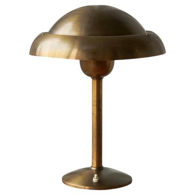 Art Deco Table Lamp in Patinated Brass, 1920s-FEW-2024255