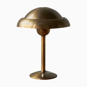 Art Deco Table Lamp in Patinated Brass, 1920s-FEW-2024255