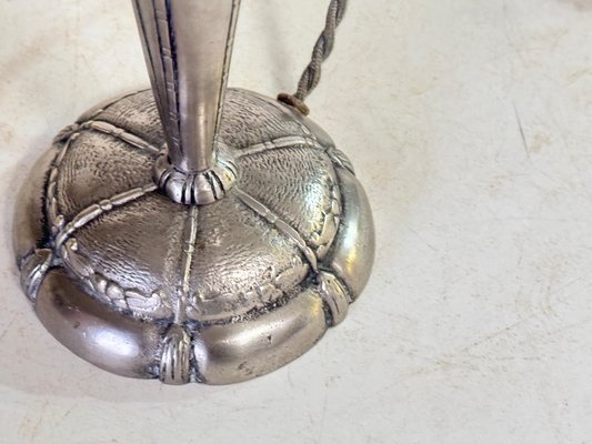 Art Deco Table Lamp in Silver Color, France, 20th Century-UR-1806485