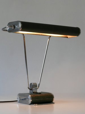 Art Deco Table Lamp or Desk Light No 71 by André Mounique for Jumo, 1930s-WPT-1804011