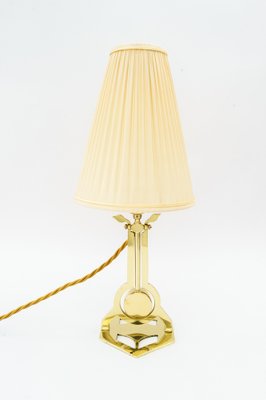 Art Deco Table Lamp Vienna with Fabric Shade, 1920s-SPD-1718439