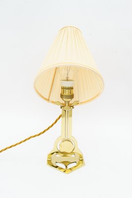 Art Deco Table Lamp Vienna with Fabric Shade, 1920s-SPD-1718439