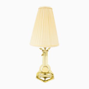 Art Deco Table Lamp Vienna with Fabric Shade, 1920s-SPD-1718439