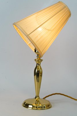 Art Deco Table Lamp with Fabic Shade, Vienna, 1920s-SPD-1702638