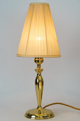 Art Deco Table Lamp with Fabic Shade, Vienna, 1920s-SPD-1702638