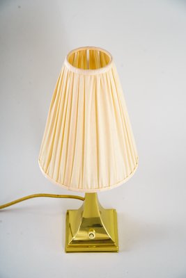 Art Deco Table Lamp with Fabric Shade, 1920s-SPD-1092021