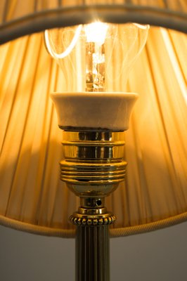 Art Deco Table Lamp with Fabric Shade, Vienna, 1920s-SPD-1028301