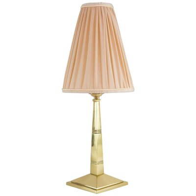 Art Deco Table Lamp with Fabric Shade, Vienna, 1920s-SPD-1020189