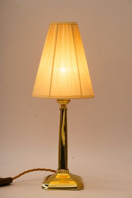 Art Deco Table Lamp with Fabric Shade, Vienna, 1920s-SPD-1811288