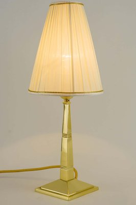 Art Deco Table Lamp with Fabric Shade, Vienna, 1920s-SPD-1020189