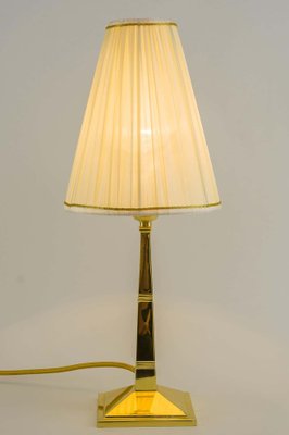 Art Deco Table Lamp with Fabric Shade, Vienna, 1920s-SPD-1020189