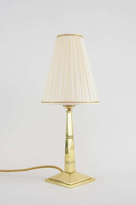 Art Deco Table Lamp with Fabric Shade, Vienna, 1920s-SPD-1020189