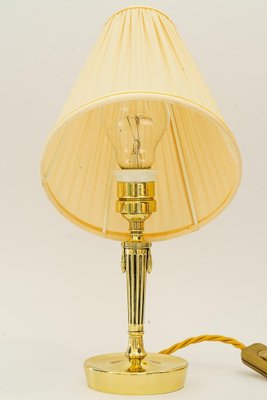 Art Deco Table Lamp with Fabric Shade, Vienna, Austria, 1920s-SPD-1794133