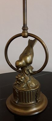 Art Deco Table Lamp with Figurish Bronze Foot, 1928-HOI-1389641